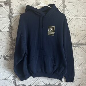U.S. Army Dark Blue Hoodie with Logo
